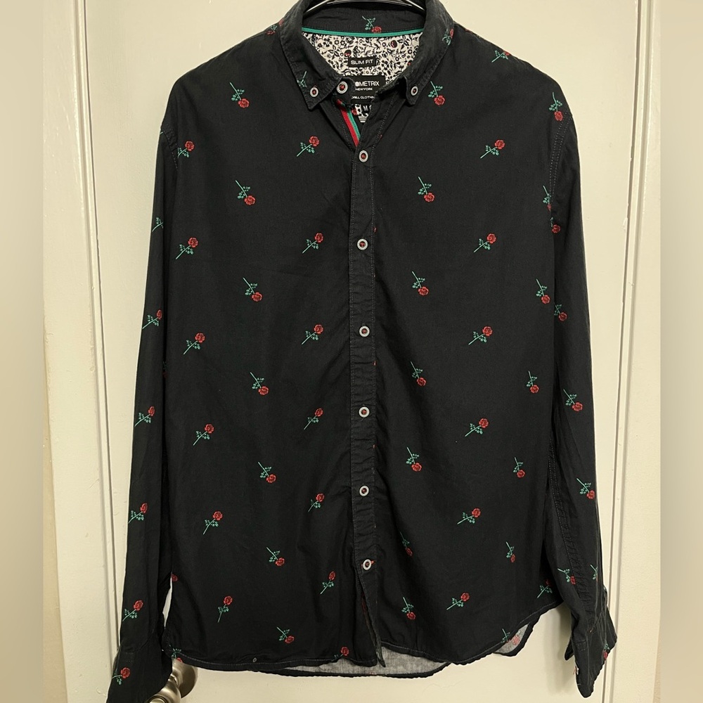 Geometrix Slim Fit Men’s Shirt